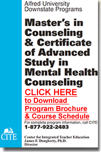 Click to download our brochure for Mental Health Counseling and the Advanced Certificate