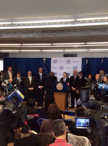 Labor Leaders support De Blasio