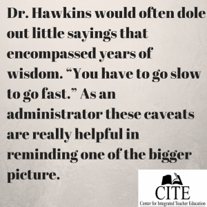 Dr. Hawkins would often dole out little