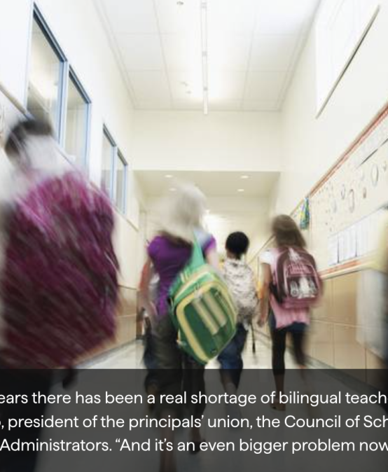 Bilingual teachers hard to find as thousands of migrant students enter NYC schools