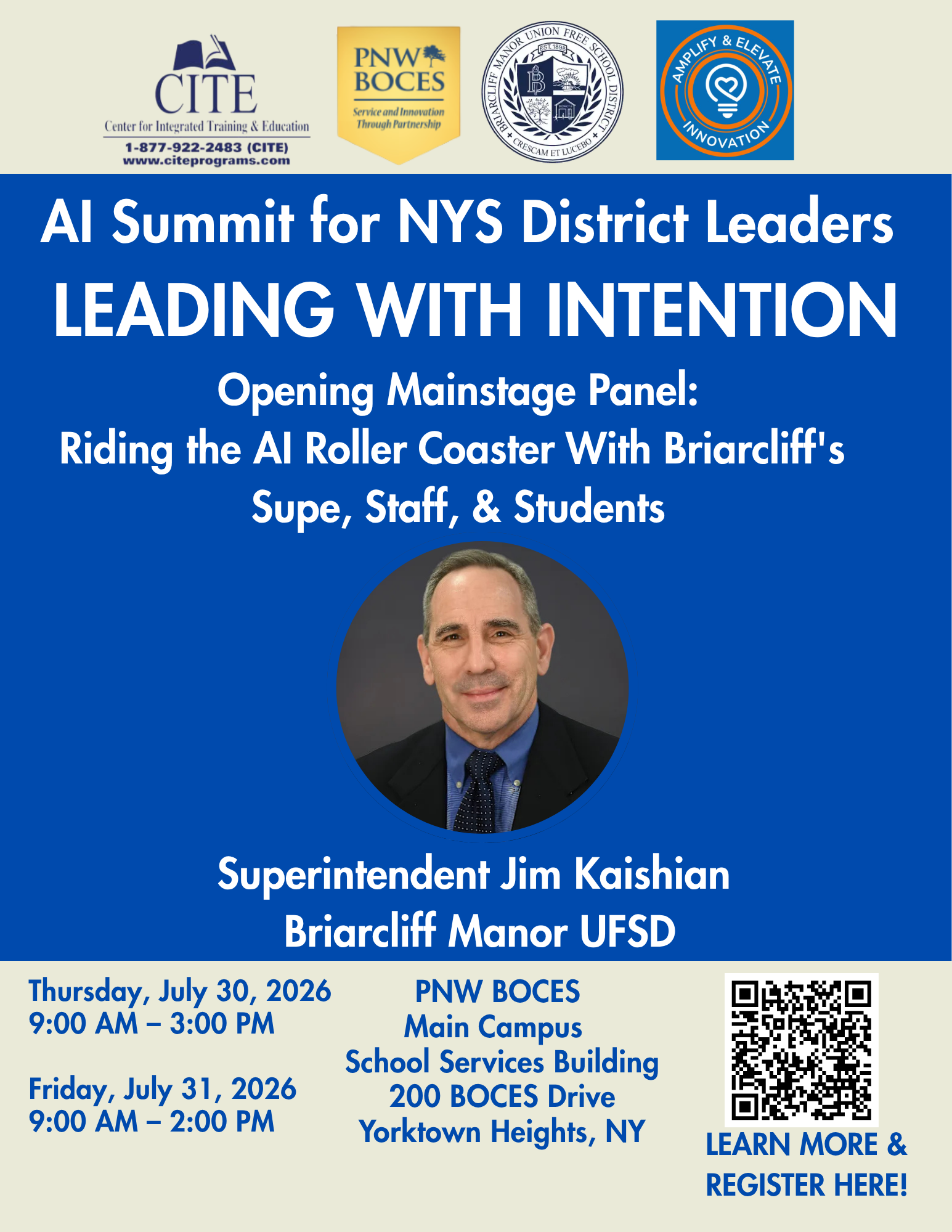 Leading With Intention: AI in K-12 (Hosted by CITE in partnership with PNW BOCES)